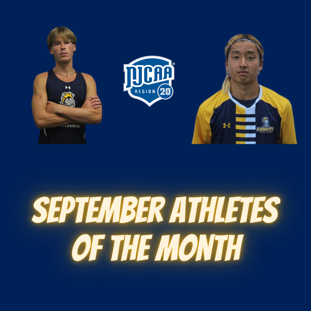 Two Knights Earn the First Region 20 Athlete of the Month Honors